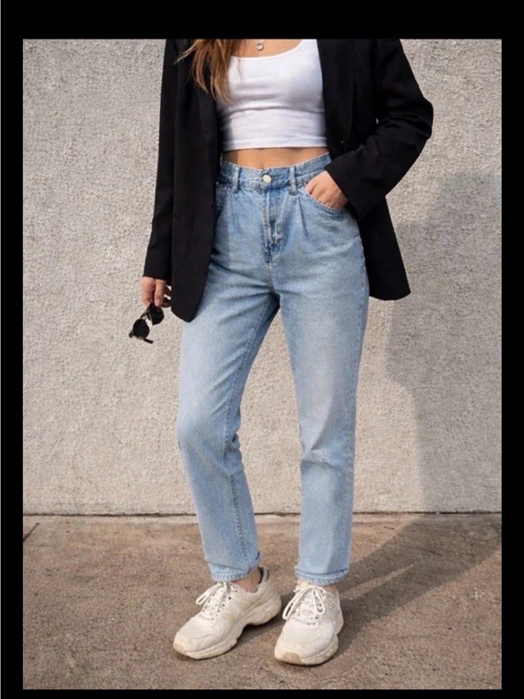 Pacsun Pleated Jeans 28 Light Wash 90s Straight Relaxed Denim Vintage Style